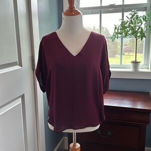 Polo maroon blouse
